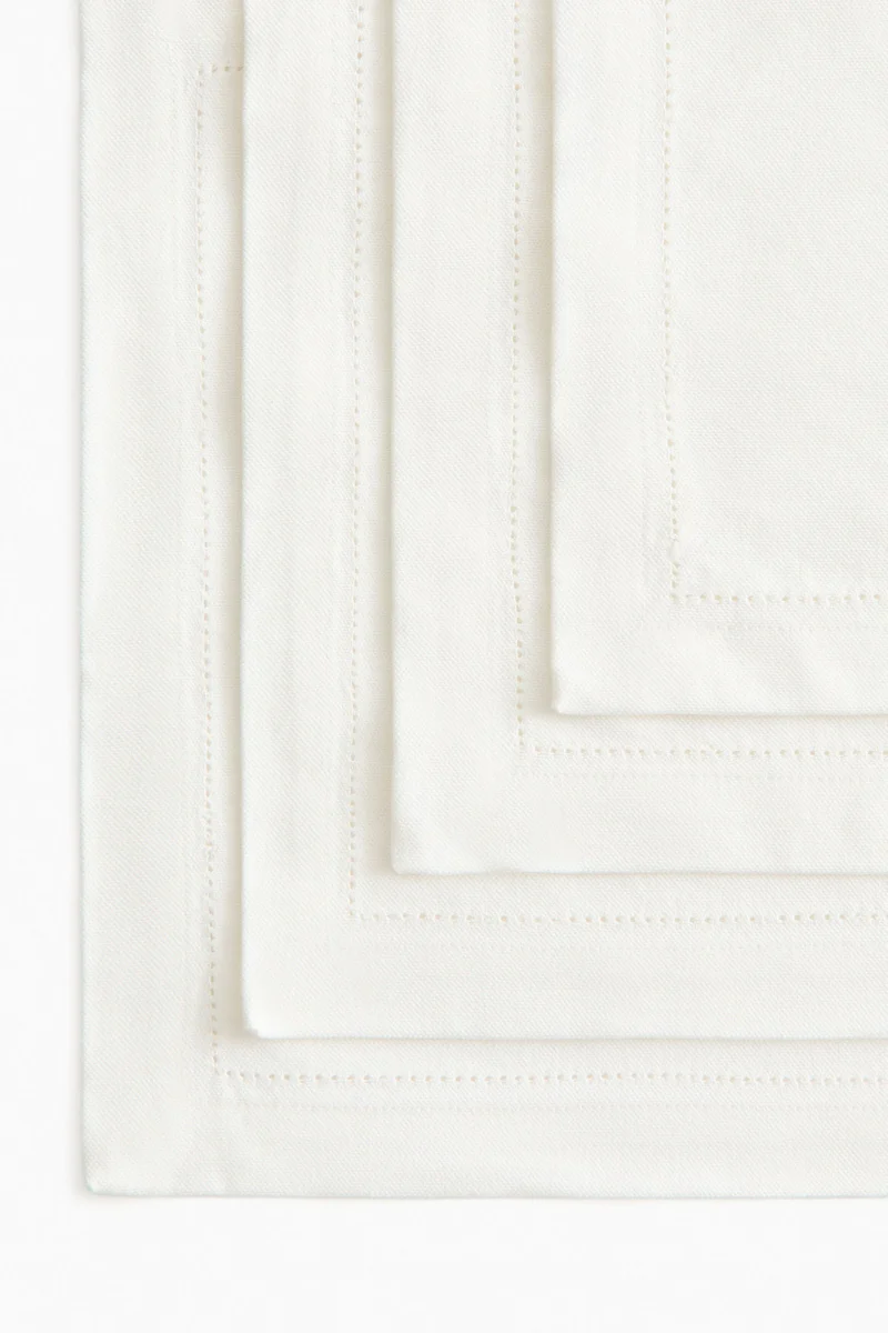 H&M 4-pack cotton place mats