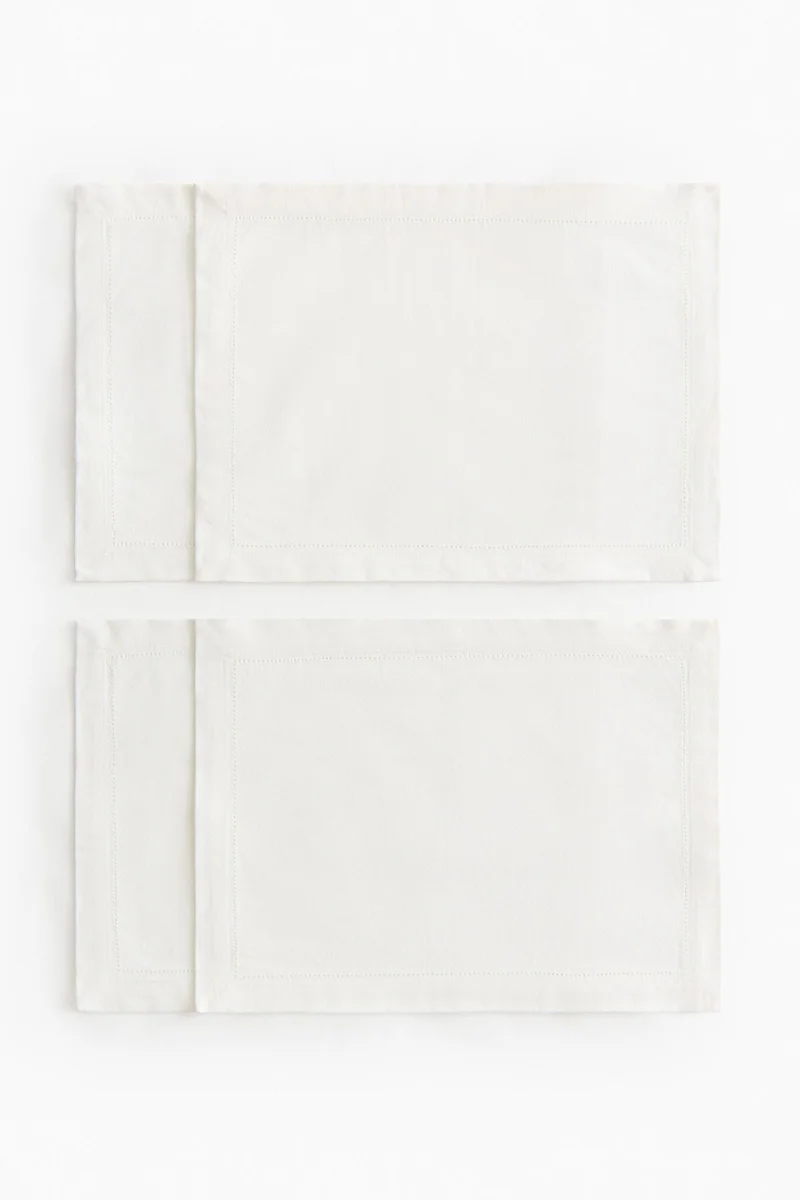 H&M 4-pack cotton place mats