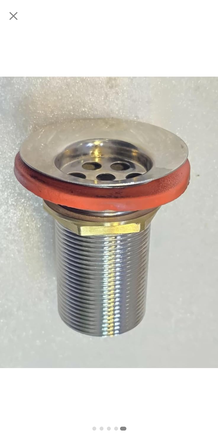 Clay Plus Wall Mount WashBasin 18 12 With PillarTap Stainless Steel Coupling Hose Pipe Wall Hung Basin White - Image 4