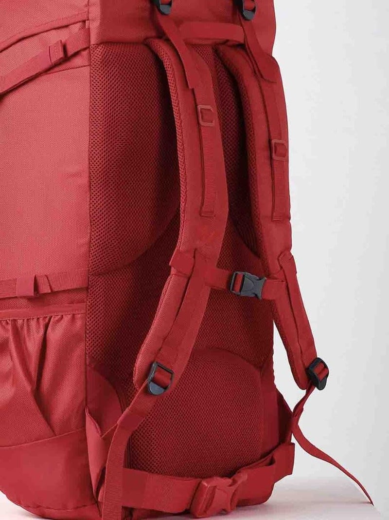 Wildcraft Travel Pro 3 Compartment Rucksack 50 L - Red (12419) - Image 5