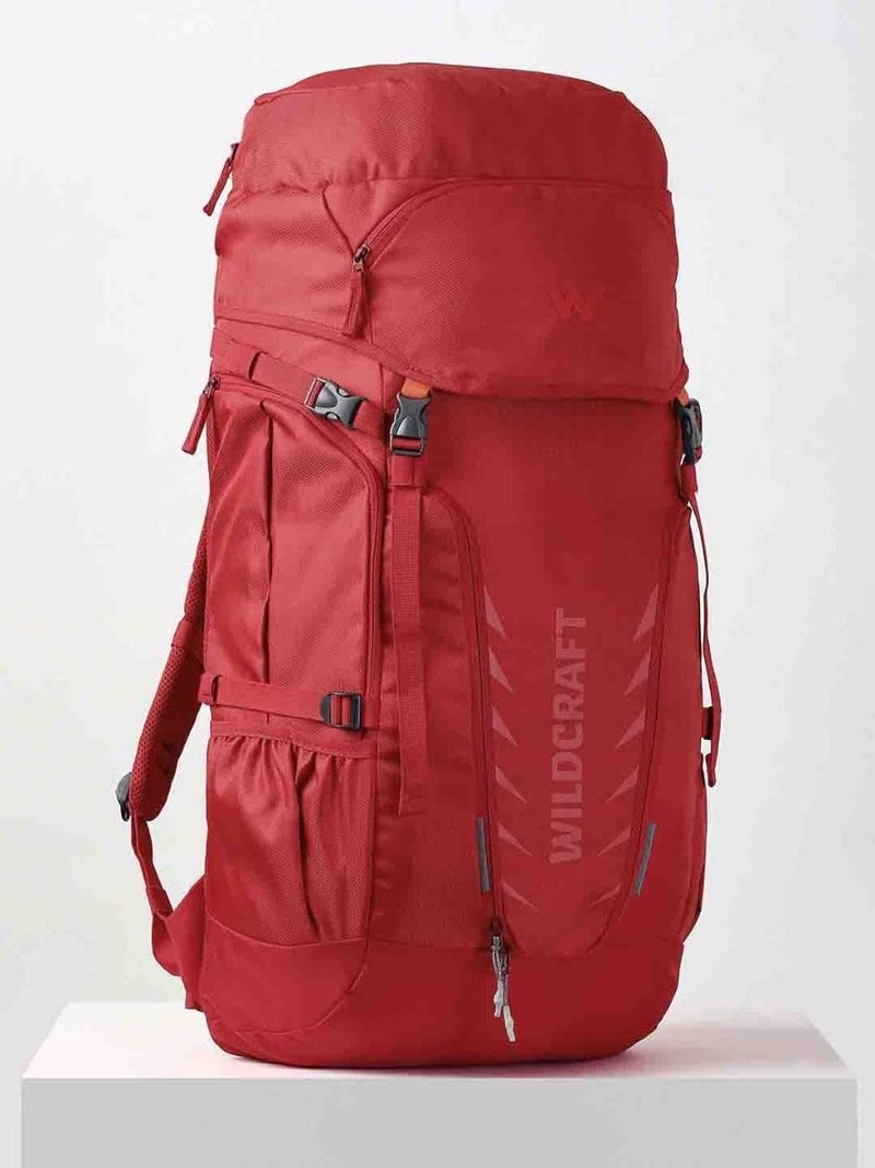 Wildcraft Travel Pro 3 Compartment Rucksack 50 L - Red (12419) - Image 3