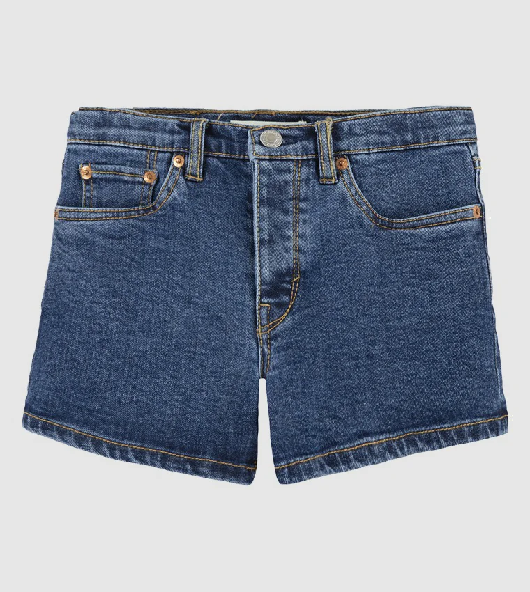 Levi's Folded Mini Mom Fit Denim Shorts