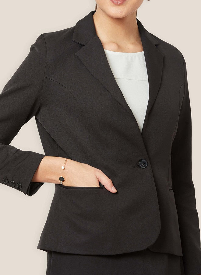 SALT ATTIRE Comfort-Fit Single-Breasted Casual Blazer - Image 2
