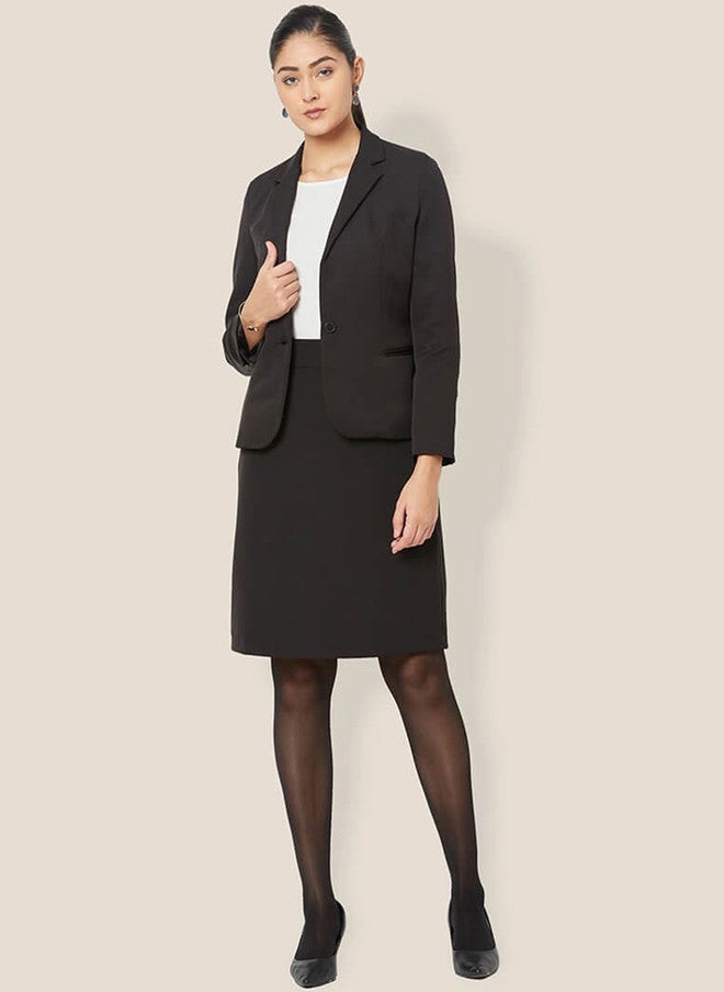 SALT ATTIRE Comfort-Fit Single-Breasted Casual Blazer - Image 5