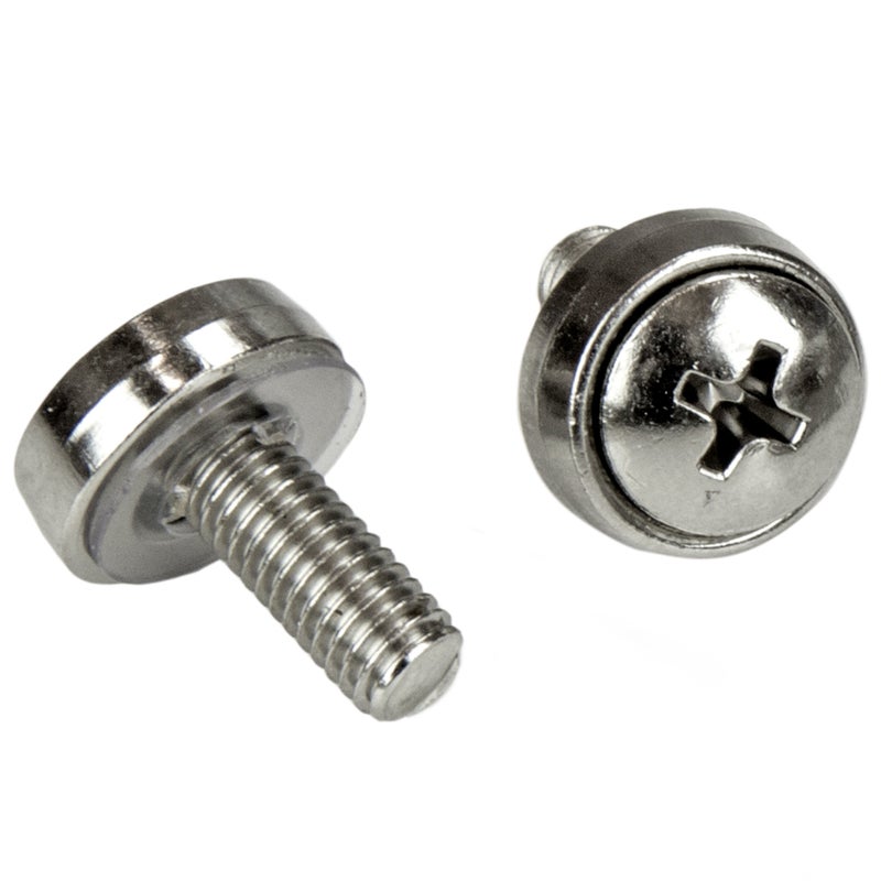 StarTech.com M5 Mounting Screws and Cage Nuts for Server Rack Cabinet - Pack of 50 Server Rack Screws , TAA (CABSCREWM5) - Image 2