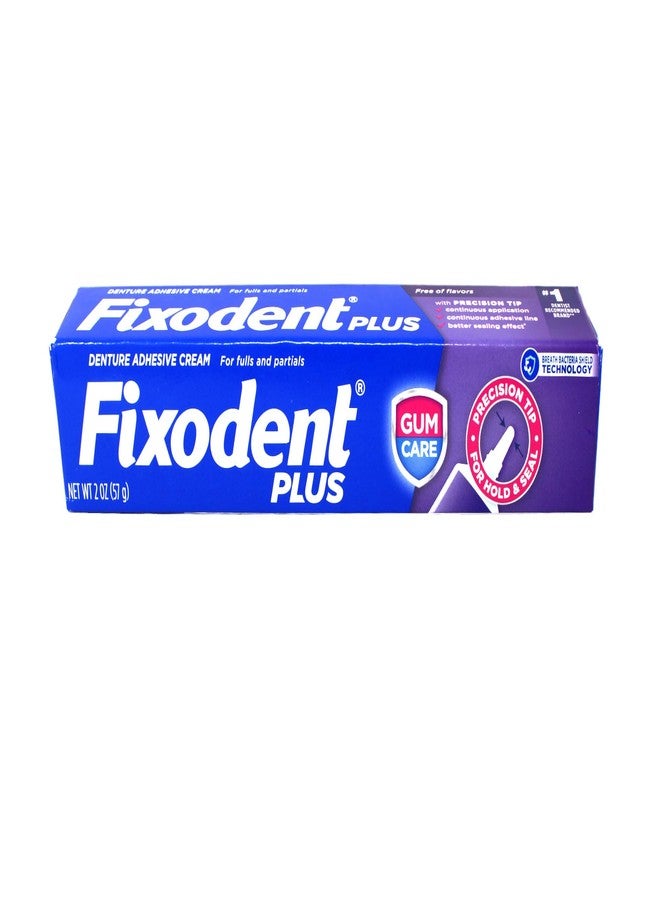 Fixodent Plus Denture Adhesive Cream Food Barrier 2 Ounce - Image 2