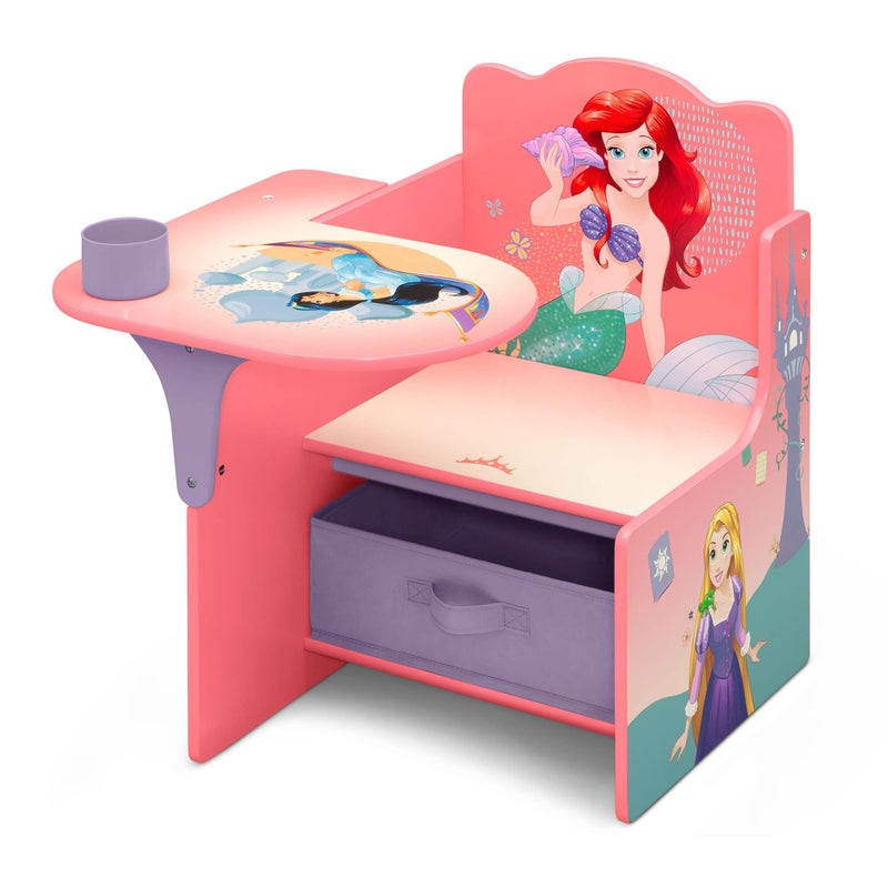 Delta Children Chair Desk with Storage Bin, Disney Princess - Image 1