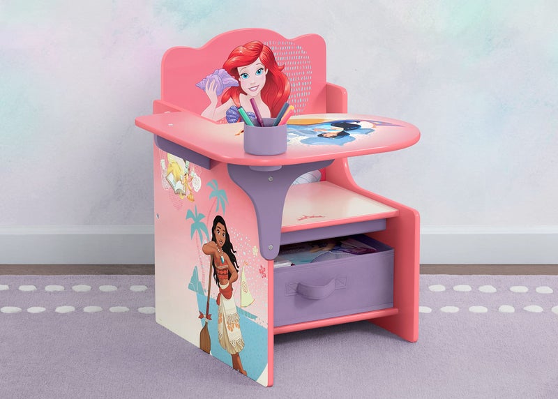 Delta Children Chair Desk with Storage Bin, Disney Princess - Image 2
