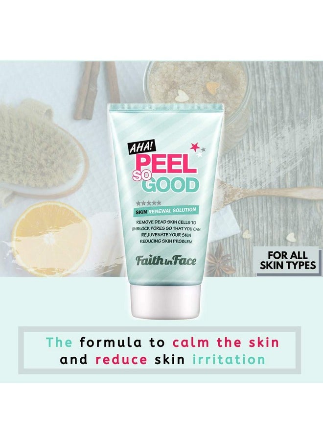 Faith in Face Aha Peel So Good Skin Renewal Peeling Gel Deep Clean Facial Scrub Revitalize Skins Exfoliate Remove Dead Cells Dark Spot Gentle Brighten Face Korean Skincare 4.22 Fl Oz  - Image 5