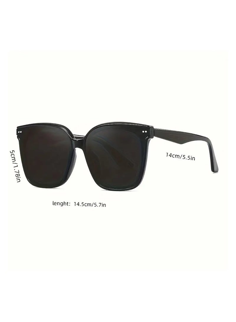 Ucanbe Classic UV Protection Unisex Sunglasses – Black - Image 4