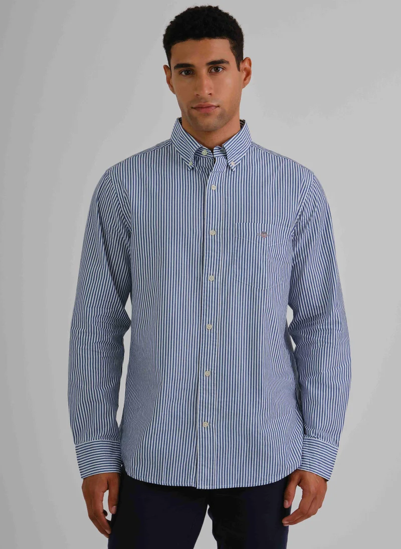 GANT Gant Regular Fit Poplin Banker Shirt
