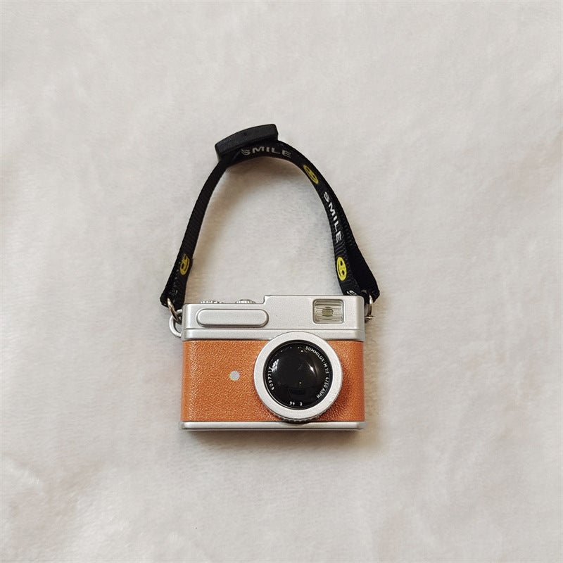 Trendy Labubu Doll Clothes Sweaters Scarves Brown camera single piece (for pendant)