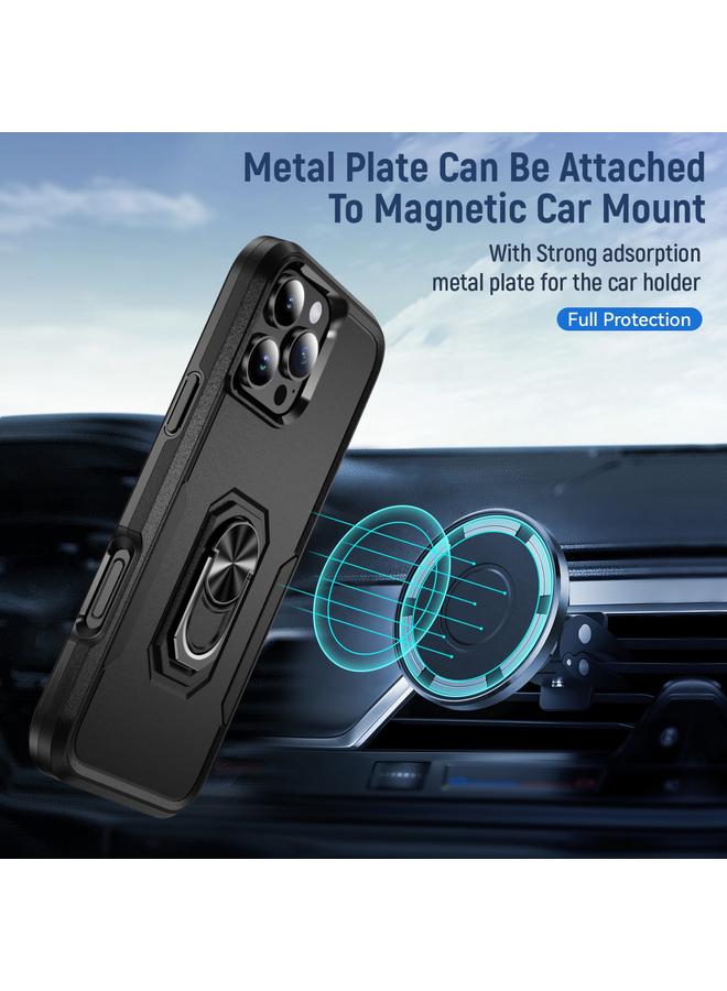 erorex Case For iPhone 16 Pro Max Pioneer Armor Heavy Duty PC + TPU Phone Case with Holder - Image 5