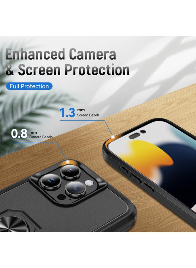 erorex Case For iPhone 16 Pro Max Pioneer Armor Heavy Duty PC + TPU Phone Case with Holder - Image 3