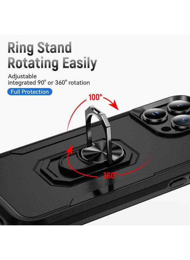 erorex Case For iPhone 16 Pro Max Pioneer Armor Heavy Duty PC + TPU Phone Case with Holder - Image 4