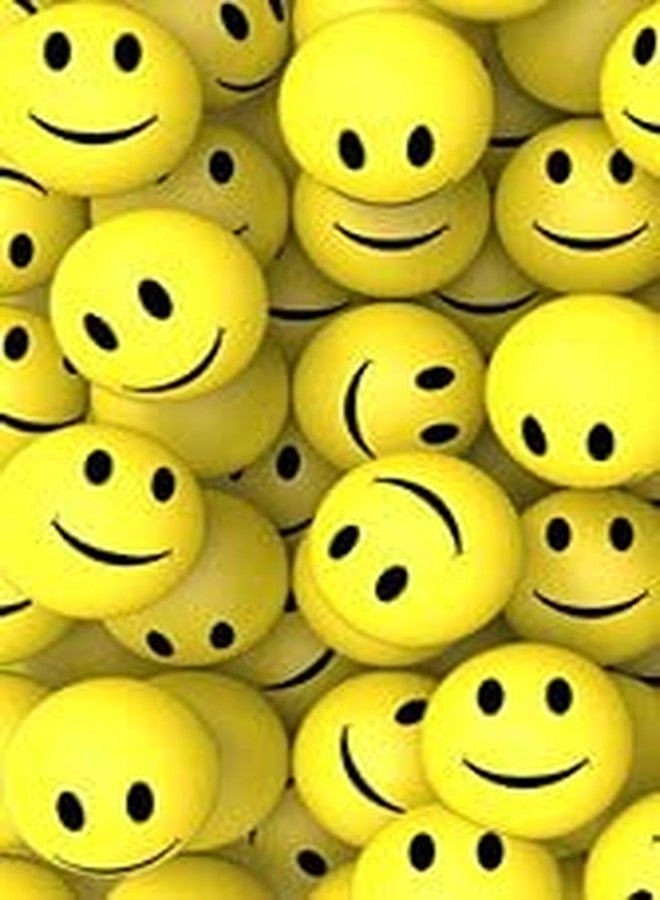 Sixfire Smiley Face Squeeze Ball Yellow Ball Stress Reliver BallSoft Balls Cute Funny Emoji Happy Smiley Face Squeeze Sponge Balls Best Birthday Return Gift for Kids (Yellow) Pack of 3 - Image 3