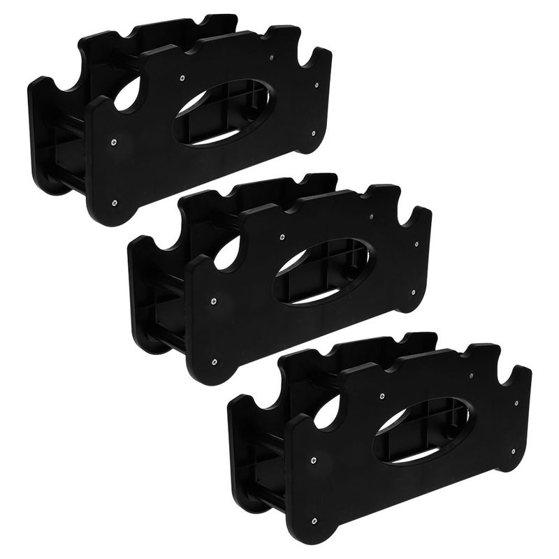 3pcs Dumbbell Rack Stand Home Gym Equipment Weight Storage Organizer Heavy Duty Dumbbell Holder for Strength Training - Image 1