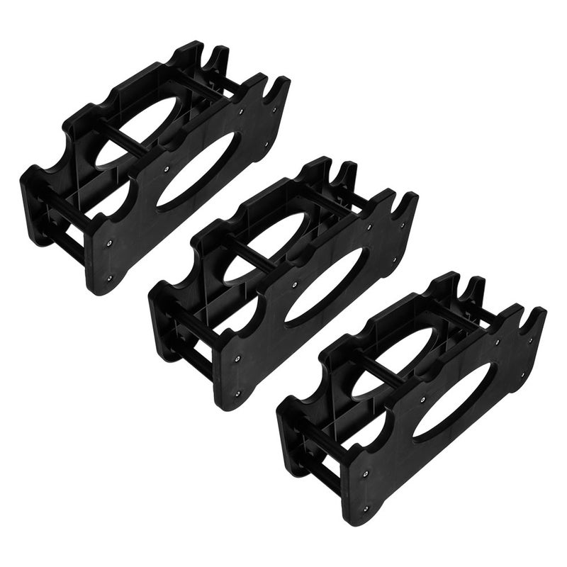 3pcs Dumbbell Rack Stand Home Gym Equipment Weight Storage Organizer Heavy Duty Dumbbell Holder for Strength Training - Image 2