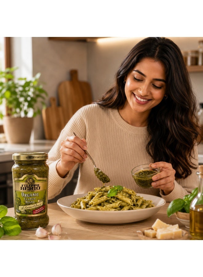 Filippo Berio Organic Classic Pesto 190g - Image 2