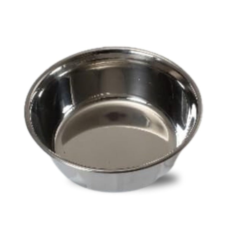 PLUMM Get Stainless Steel Pet Bowl for Dogs Feeding Bowl Bowlers Dog Food | Pet Bowl for Cat Big Size | Basic Pet Bowls for Dogs Large | 3D Printed Anti-Skid Rubber Base Water Food | Easy to Clean - Image 1