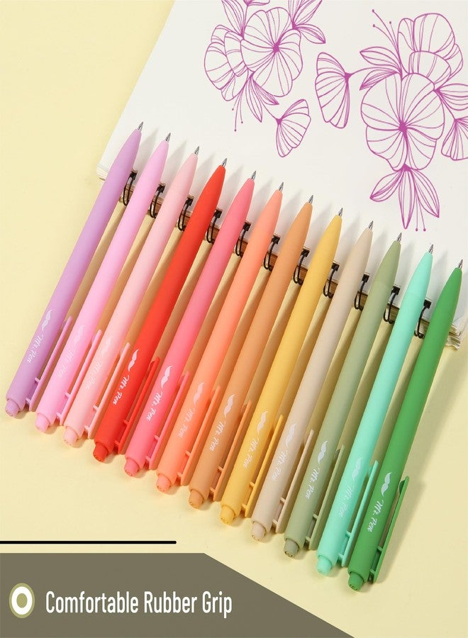Mr. Pen- Retractable Gel Pens, 12 Pack, Fast Dry, Gel Pens Fine Point 0.7mm,floral meadow - Image 5