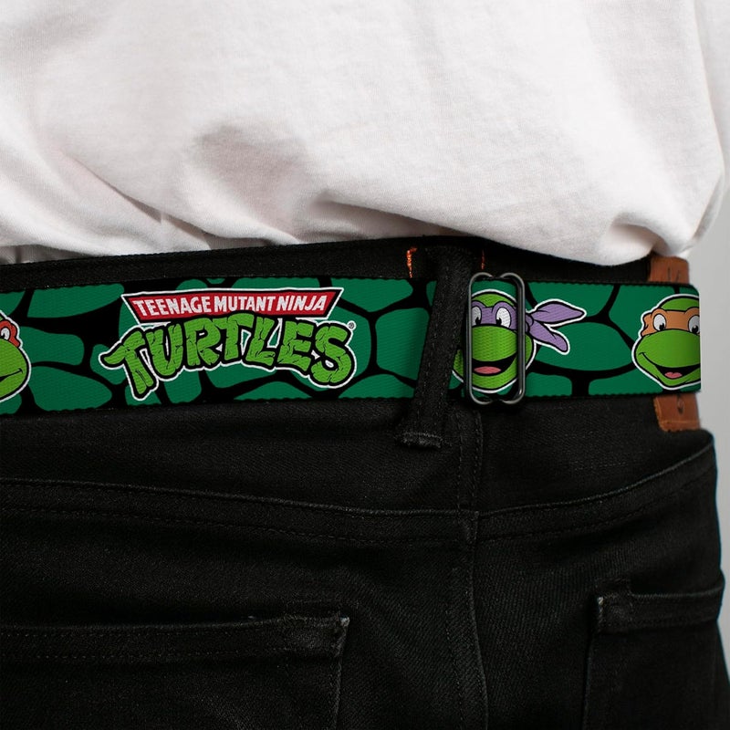 Buckle Down Buckle-Down Nickelodeon Teenage Mutant Ninja Turtles Seatbelt Belt - Multicolor, 1.5" Wide, Adjustable 24-38 Inches - Image 4