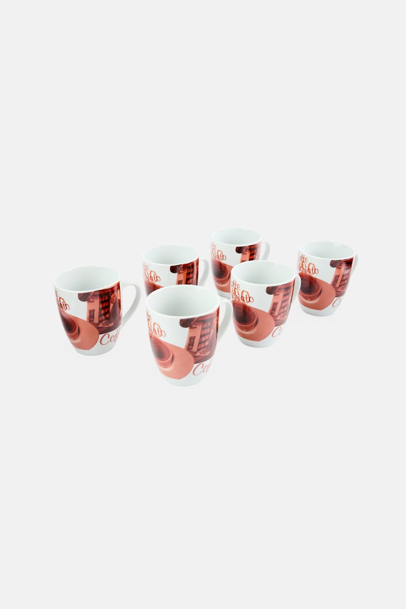 Maser 6 Pieces Latte Macchiato Series Mug 450, Multicolor - Image 2
