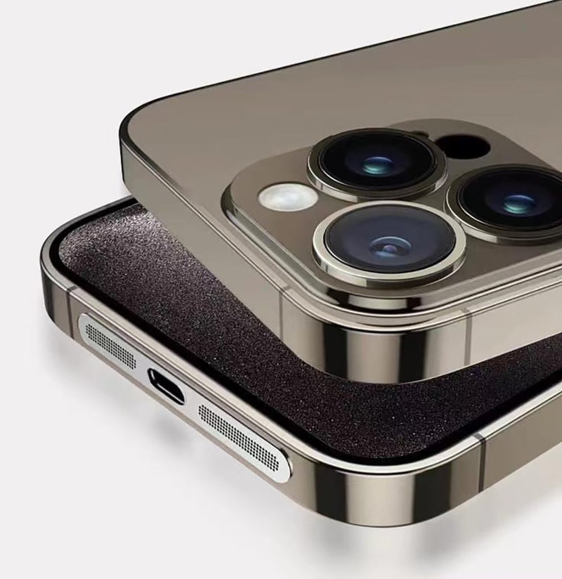 iyanzi for iPhone 16 Pro Max /16 Pro/iPhone 15 Pro / 15 Pro Max Earpiece Speaker Mesh Anti Dust Proof Adhesive Cover - 4pcs/Silver - Image 3