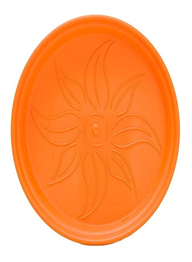 Mintra Home Garden Pots 4pk - Flowers, Herbs, Plants, Indoor, Outdoor, Colorful, Wholesale, Bulk (Orange, 11cm Diameter (4.3in)) - Image 5