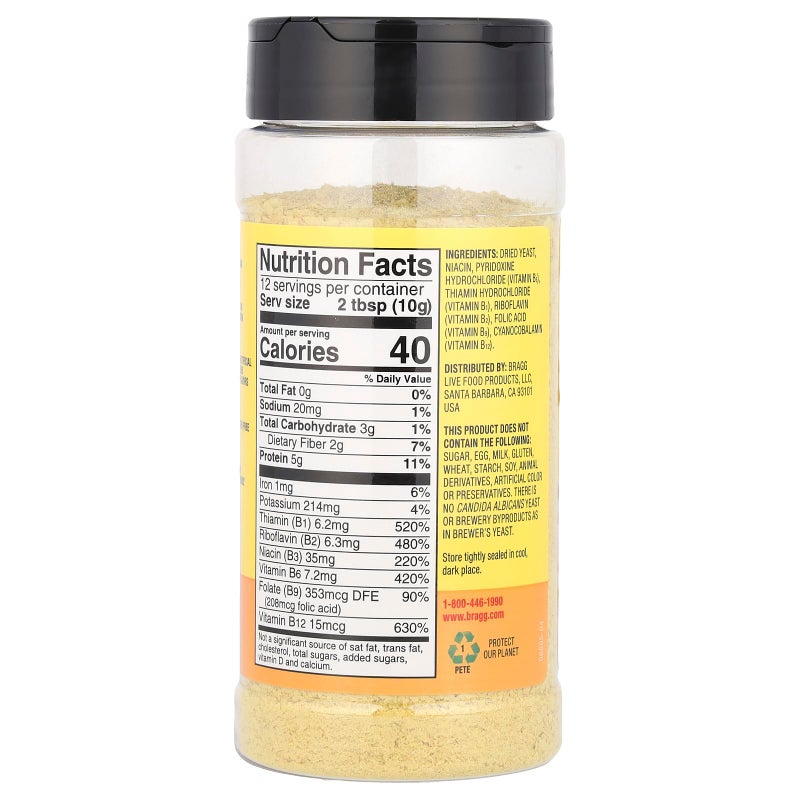 Bragg Nutritional Yeast Seasoning, 4.5 Oz (Pack Of 3) - Image 2