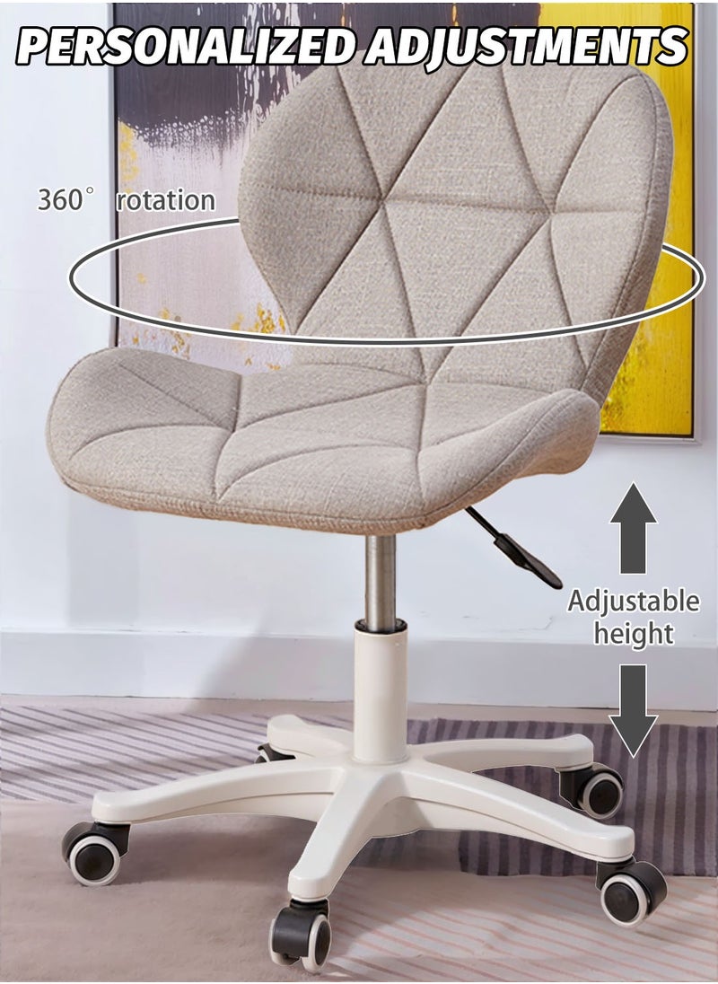 EqiEch - Study Chair, Ergonomic Modern Office Chair, Computer Chair, With High-Density Rebound Sponge, Soft And Comfortable, Adjustable Height - Image 1