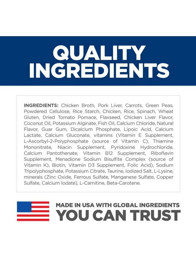 Hill's Science Diet - Perfect Weight, Adult 16, Weight Management Support, Wet Dog Food, Chicken & Vegetables Stew, 12.5 Oz Can, Case Of 12 - Image 1