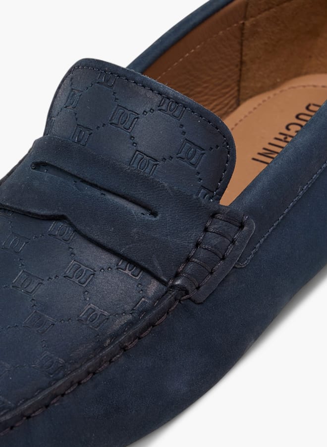 سيد دوتشيني لوفرز سليب أون بنقش المونوغرام للأولاد - Image 4