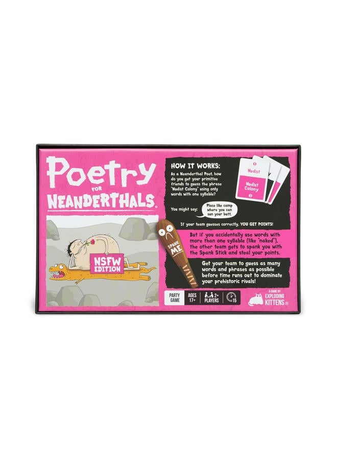 Exploding Kittens Poetry for Neanderthals - NSFW Adult Party Game - Image 2