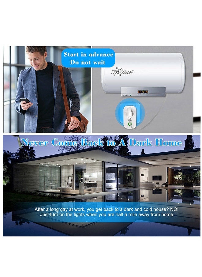 SONOFF - SONOFF S20 ITEAD Wifi Wireless Remote Control Socket Charging Adapter Smart Home Power Socket UK Via Phone App Smart Timer Works with  Alexa & for Google Home/Nest Home Plug - Image 1