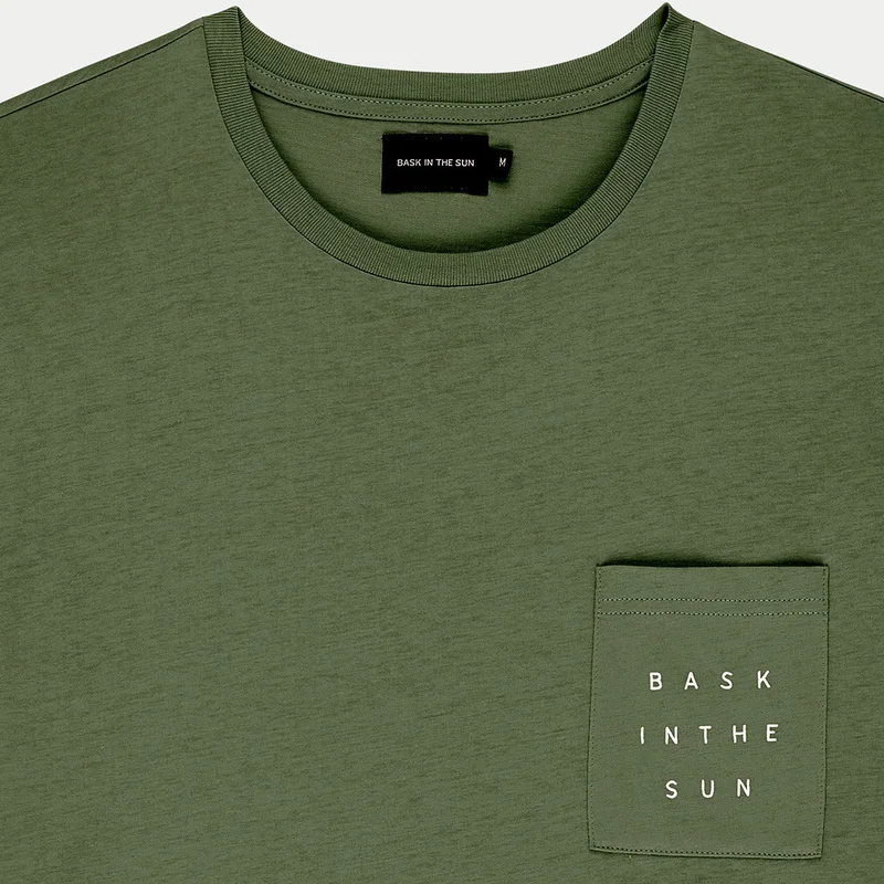 Bask in the Sun Swell Kiwi T-Shirt 100% Organic Cotton