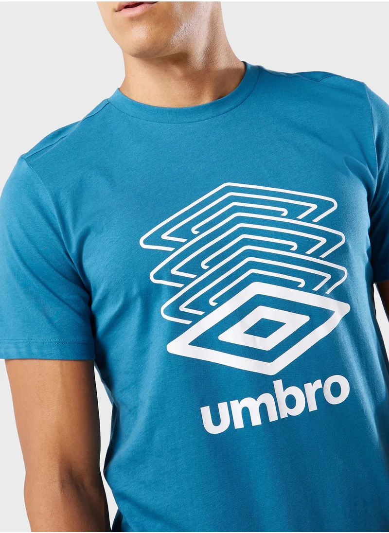 umbro Terrace Big Logo Graphic T-Shirt