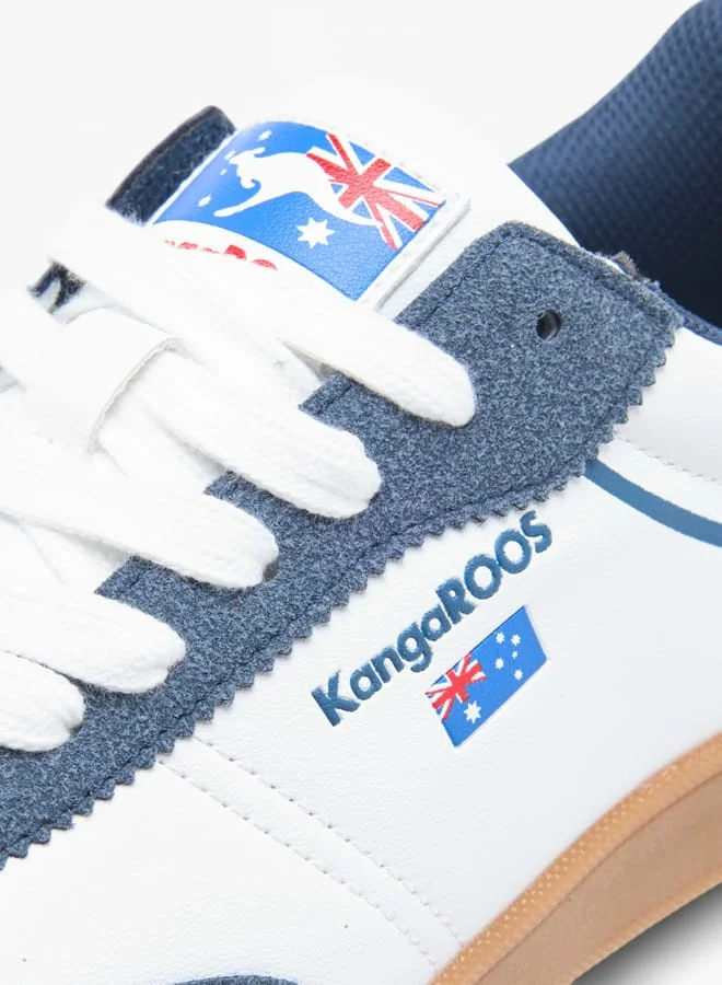 kangaROOS Men's Logo Detail Sports Shoes with Lace-Up Closure