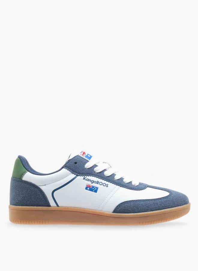 kangaROOS Men's Logo Detail Sports Shoes with Lace-Up Closure