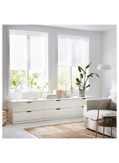 Loquat Pleated Blind White 190x90centimeter  - Image 2