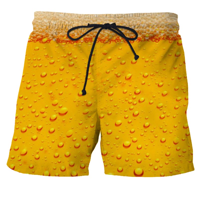 Beer Cover 3D Print Men'S Beach Shorts Print Men'S Casual Sports Shorts - Image 5