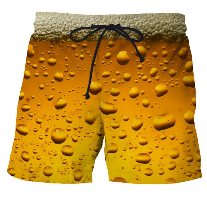 Beer Cover 3D Print Men'S Beach Shorts Print Men'S Casual Sports Shorts - Image 2