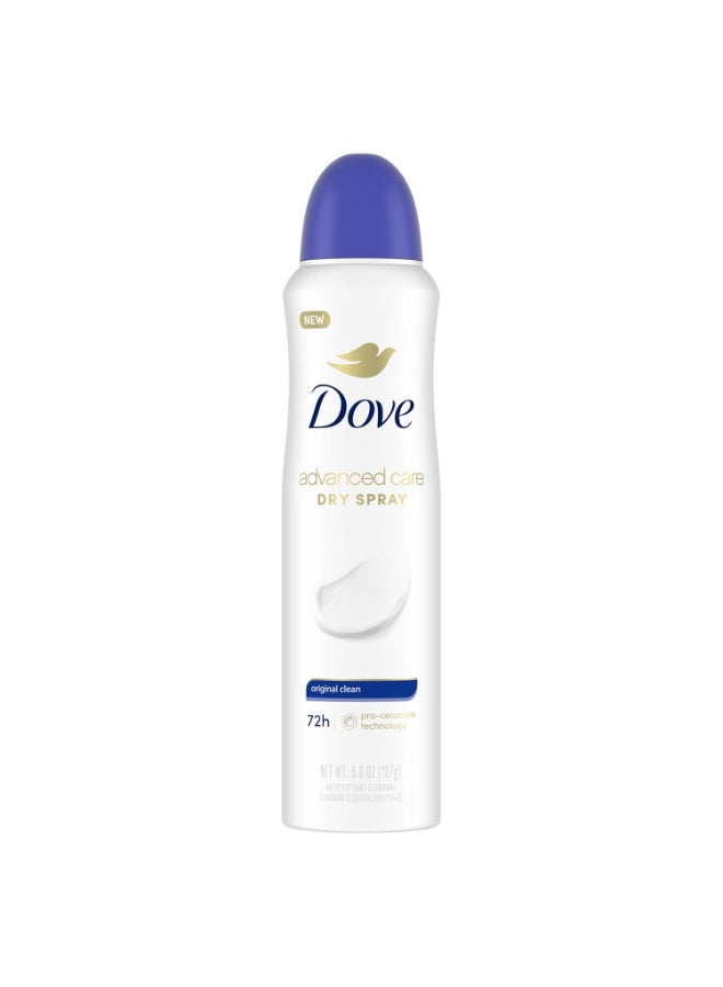 دوف Dove Advanced Care Original Clean Antiperspirant Dry Spray