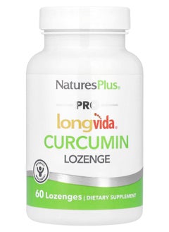 NaturesPlus PRO longvìda® Curcumin Lozenge 500 mg 60 Lozenges (250 mg per Lozenge) 