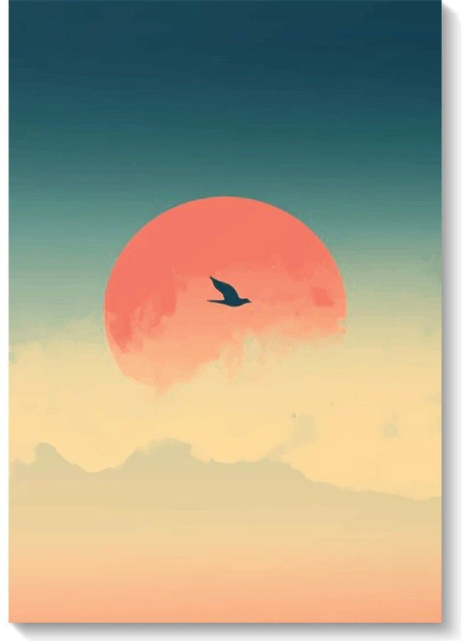 RYN Bird Wall Art Multicolour 40x60cm - Image 2