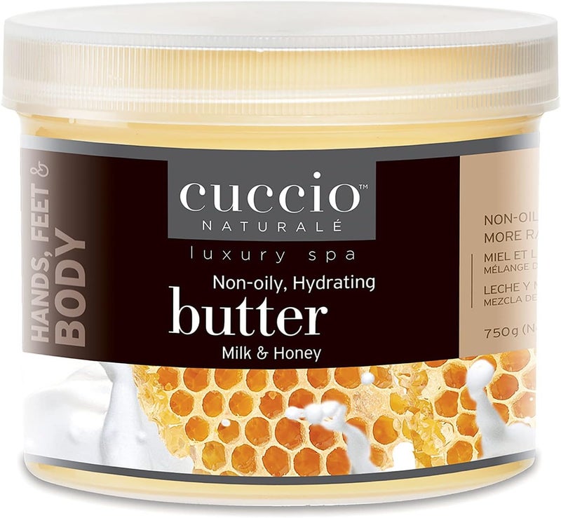 Cuccio Naturale Milk and Honey Non-Oily Hydrating Butter - 26oz (750g) - Image 1