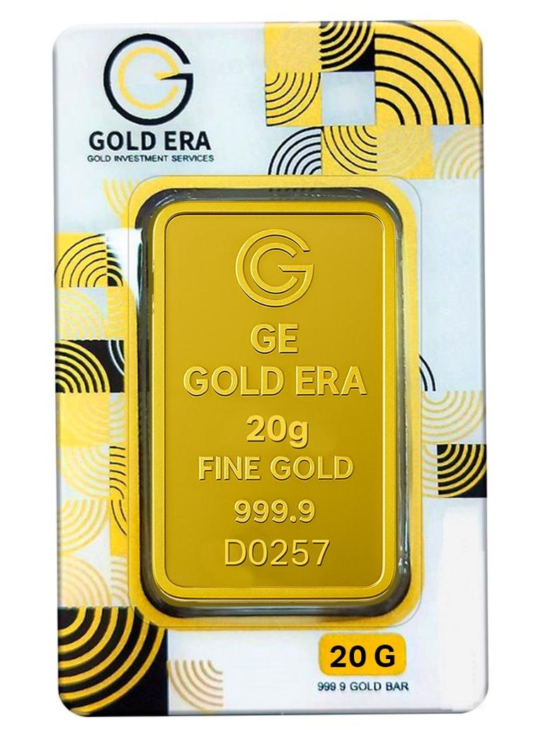 جولد ايرا جولد إيرا 24 قيراط (999.9) 20 جرام سبائك ذهب - سبائك ذهب 24 قيراط صلبة للاستثمار، وجامعي التحف، وحماية الثروات - Image 1