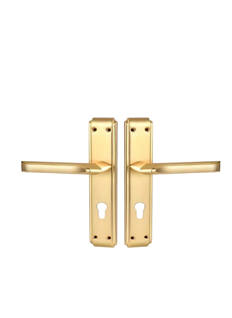 Kana - KANA Door Handle Set, Modern and Elegant Door Handle - Durable and Easy to Install - Door handle with classic design for Residential Office Doors Includes Installation Screws. - Image 1