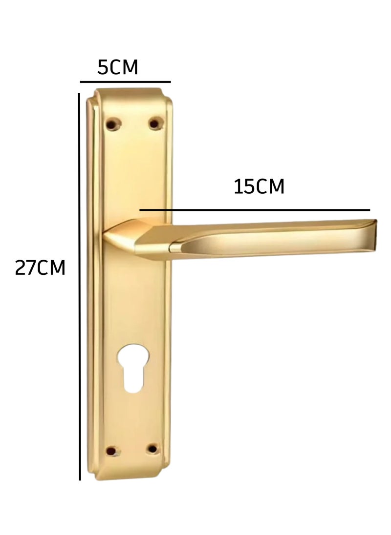 Kana - KANA Door Handle Set, Modern and Elegant Door Handle - Durable and Easy to Install - Door handle with classic design for Residential Office Doors Includes Installation Screws. - Image 1