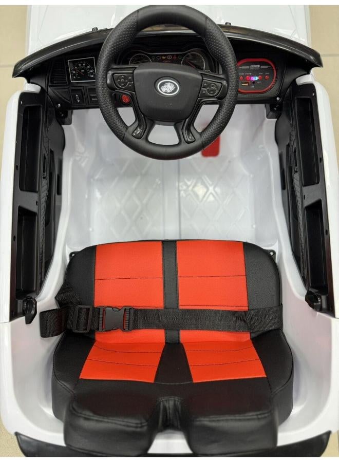 A large 4 * 4 car that can accommodate two people, a children’s ride-on car, multi-colored (black) - Image 3